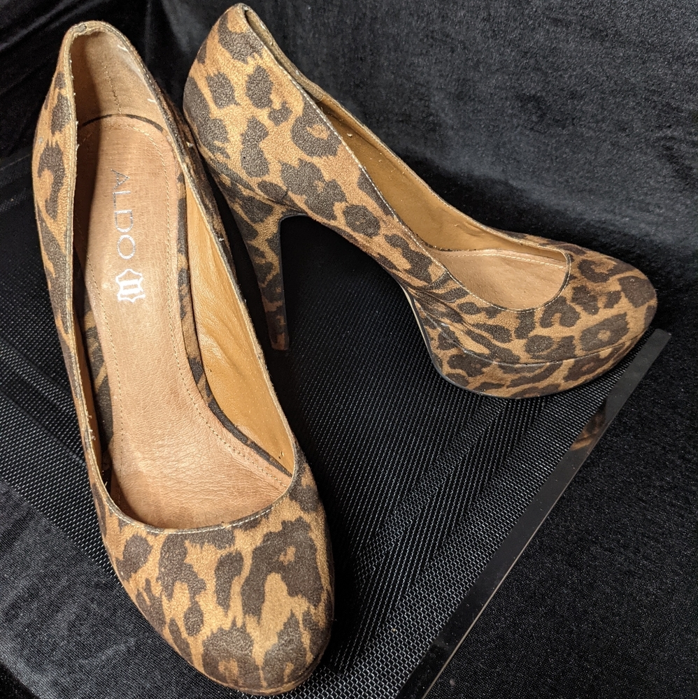 Aldo Cheetah Print Heels
